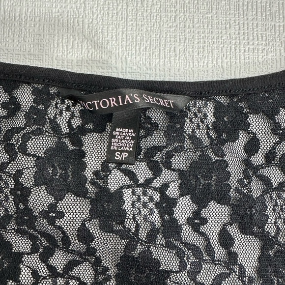Victoria’s Secret sleeveless lace top black size S - Picture 6 of 9